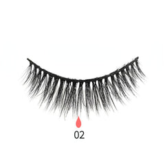 3 Pairs Magnetic Eyelashes 3D Mink Makeup Lashes Set Natural False Cils