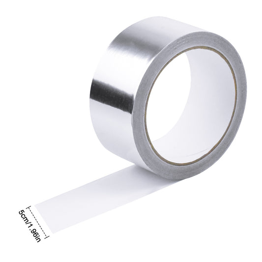 Aluminium Foil Tape 50mm x 20m Adhesive Insulation Waterproof Silver Repair Duct