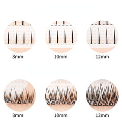 Natural Fishtail Cartoon Fairy Eyelashes Extension