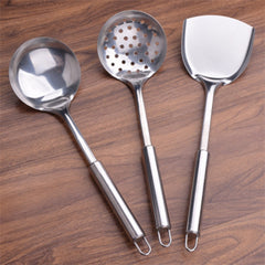 6pcs Stainless Steel Spatula Spoon Set Full Cooking Utensils