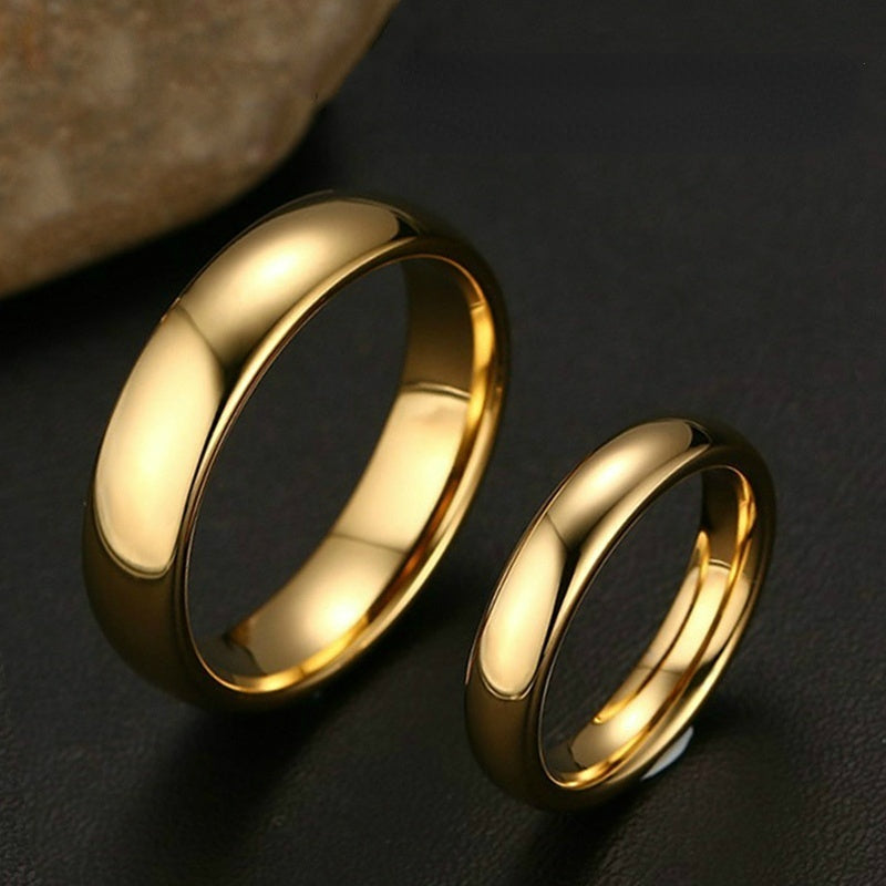 Engagement Wedding Ring 6mm Male 4mm Female Couple Style Ring