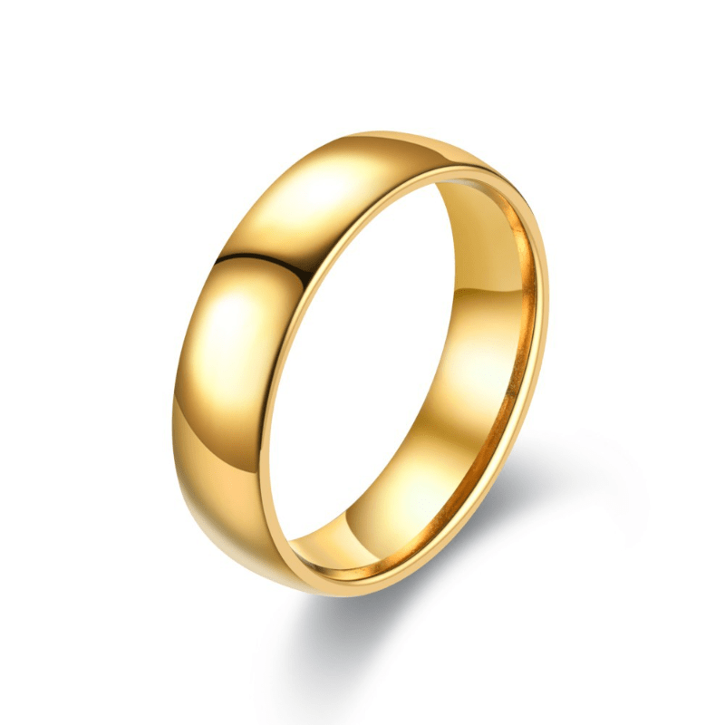 Engagement Wedding Ring 6mm Male 4mm Female Couple Style Ring