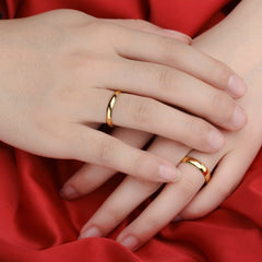 Engagement Wedding Ring 6mm Male 4mm Female Couple Style Ring