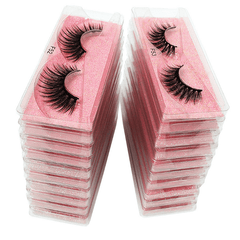 20 Pairs 3D Mink Lashes Soft Fluffy False Eyelashes - Natural Glamorous Look