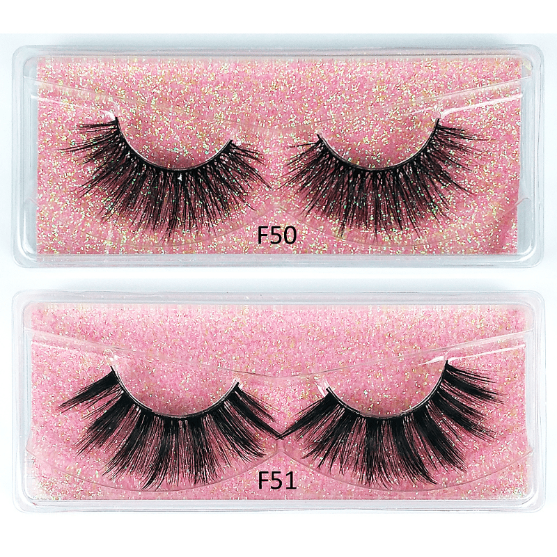 20 Pairs 3D Mink Lashes Soft Fluffy False Eyelashes - Natural Glamorous Look
