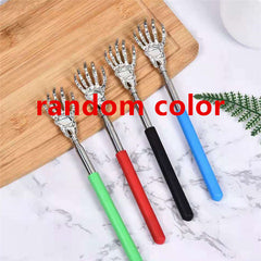 Retractable Back Scratcher Stainless Steel Horn Massager