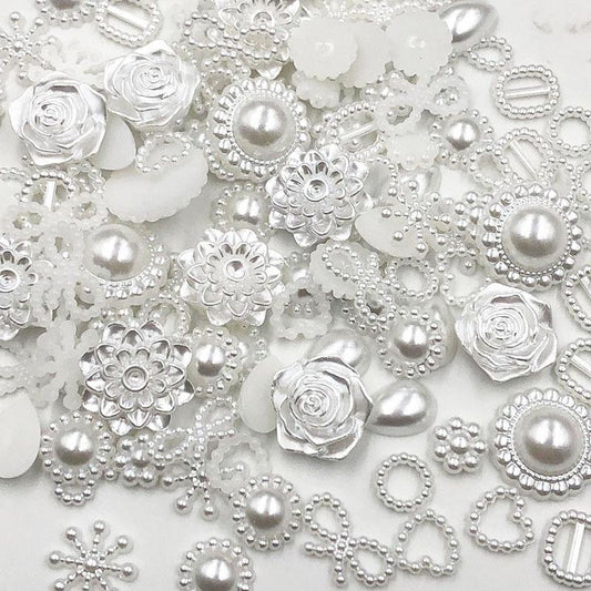 100pcs 6-20mm Beads Slime Charms Plastic Jewelry DIY Hair Accessories Y2K
