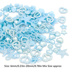 100pcs 6-20mm Beads Slime Charms Plastic Jewelry DIY Hair Accessories Y2K