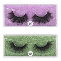 20 Pairs 3D Mink Lashes Natural Looking False Eyelashes Set Makeup Birthday Gift