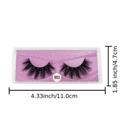 20 Pairs 3D Mink Lashes Natural Looking False Eyelashes Set Makeup Birthday Gift