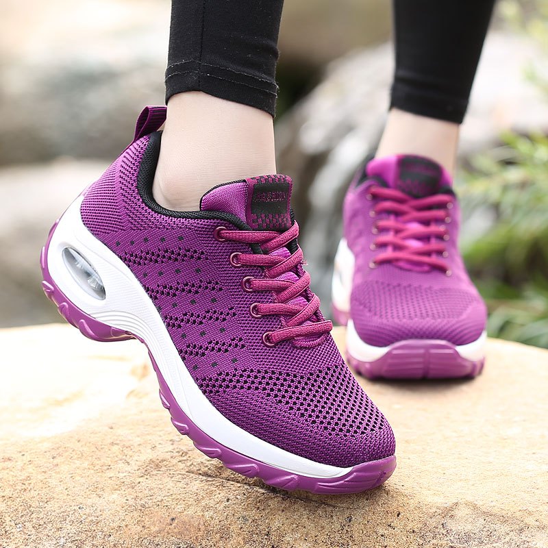 Breathable Mesh Air Cushion Running Sneakers