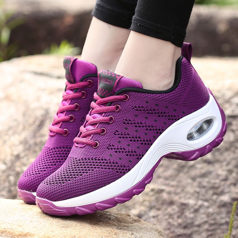 Breathable Mesh Air Cushion Running Sneakers