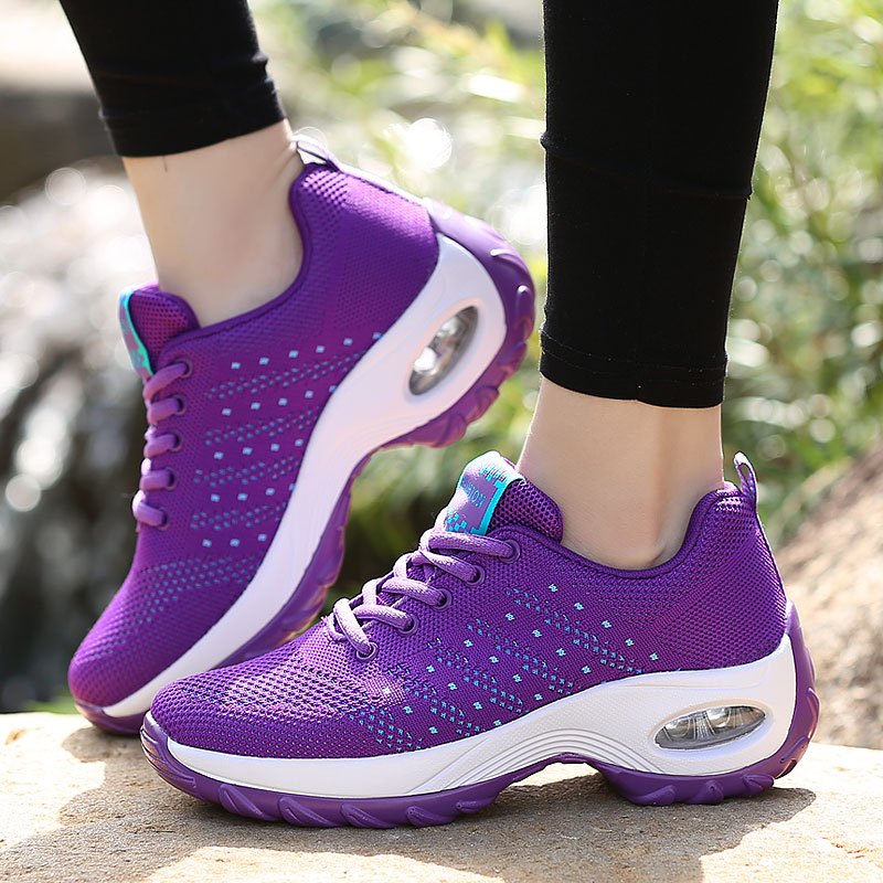 Breathable Mesh Air Cushion Running Sneakers