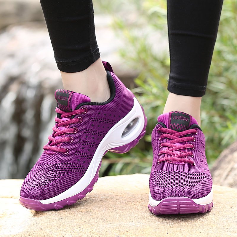Breathable Mesh Air Cushion Running Sneakers