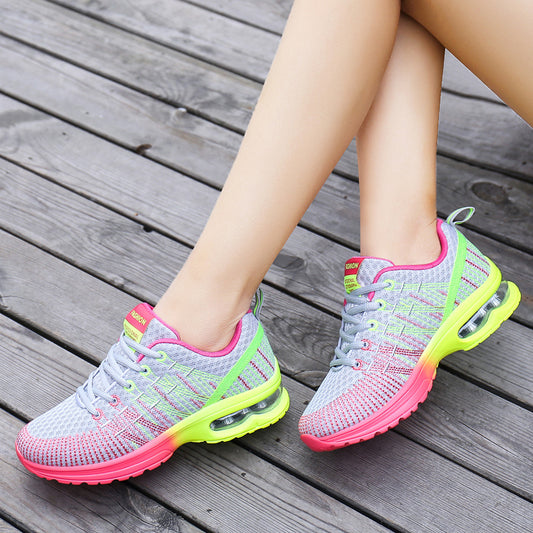 High Impact Casual Sneakers Knitting Air Cushion Running Shoes