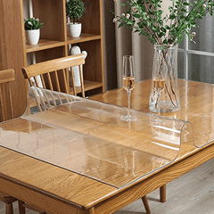Clear PVC Table Protector Office Desk Blotter Mat Anti Scratch Transparent Cover