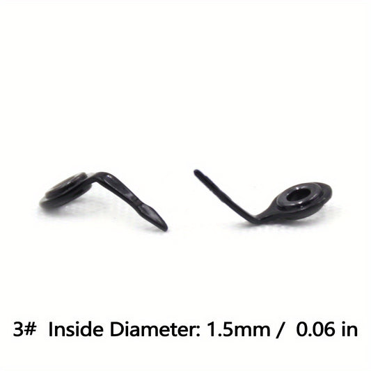 9KM Fishing Rod Guides Repair Kit Stainless Steel Freshwater Saltwater