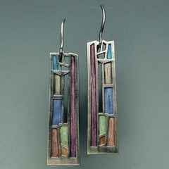 Vintage Carved Pattern Drop Dangle Earrings