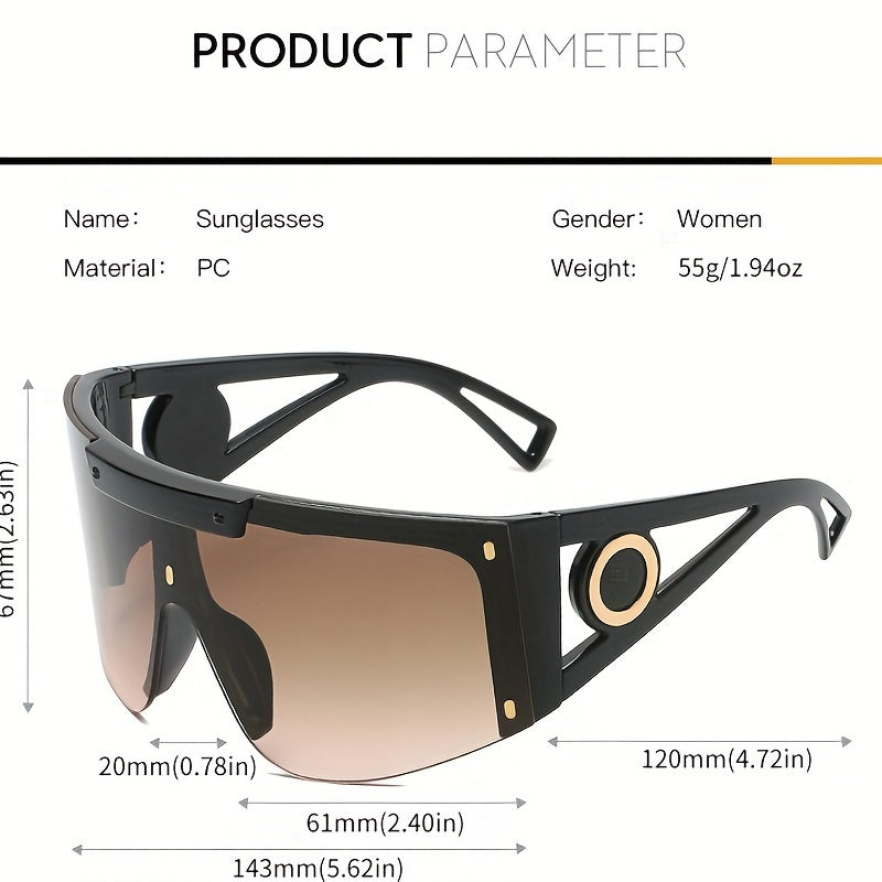 Classic Sunglasses Unisex Large Frame Sun Glasses