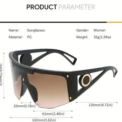 Classic Sunglasses Unisex Large Frame Sun Glasses