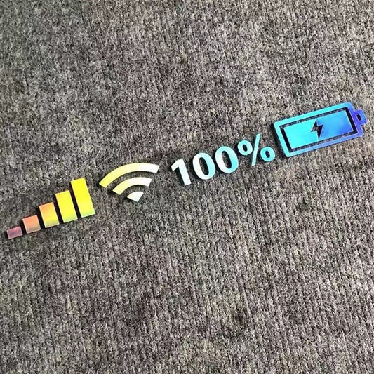 Colorful Reflective Wifi Level Stickers for Your Car