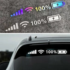 Colorful Reflective Wifi Level Stickers for Your Car