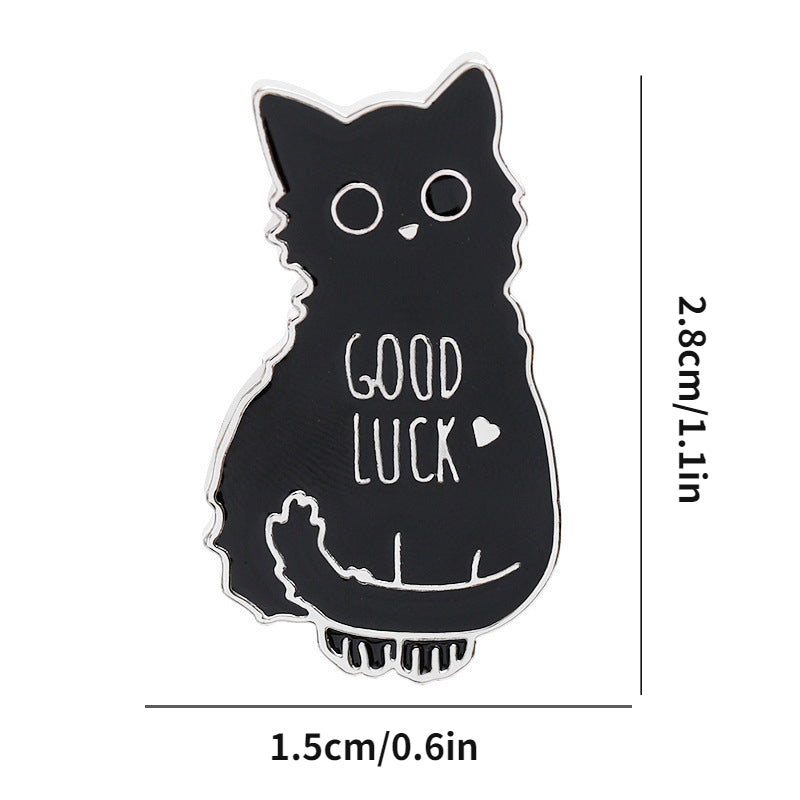 Good Luck Cat Brooch