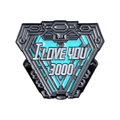 I Love You 3000 Metal Brooch