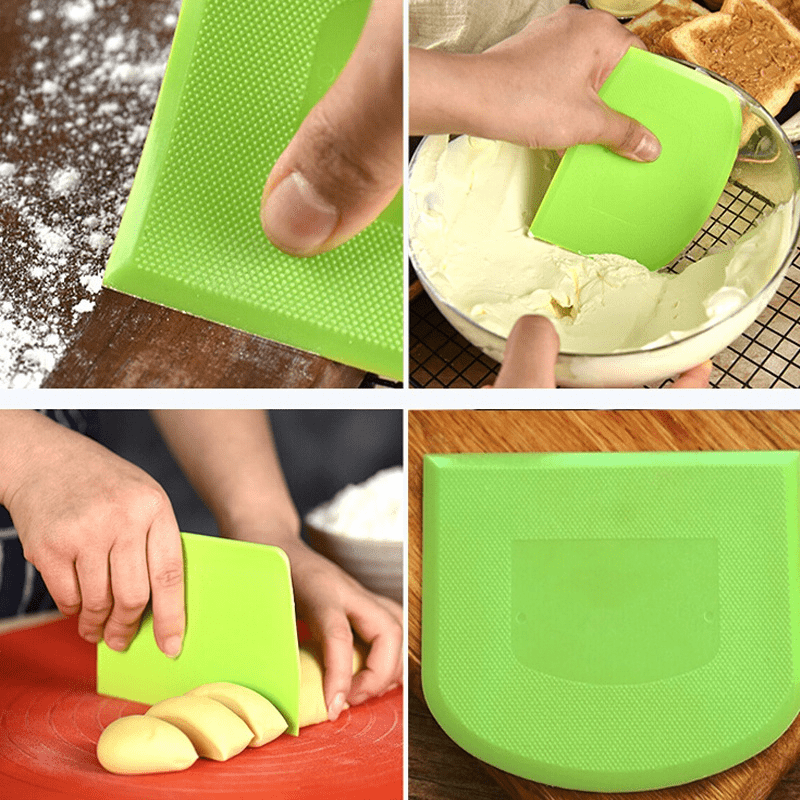 Plastic Cake Cream Spatula Dough Butter Scraper Baking Tool