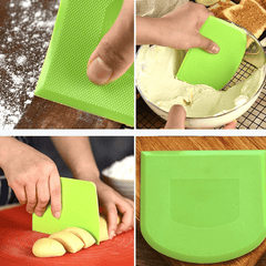 Plastic Cake Cream Spatula Dough Butter Scraper Baking Tool