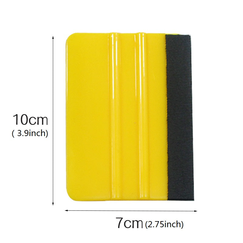 5pcs Vinyl Squeegee Tool Felt Edge Vinyl Scraper Graphic Decal Applicator Window