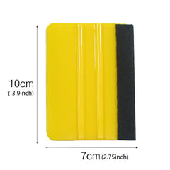 5pcs Vinyl Squeegee Tool Felt Edge Vinyl Scraper Graphic Decal Applicator Window