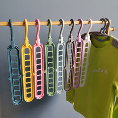 Space-Saving Clothes Hanger for Clothing Stores
