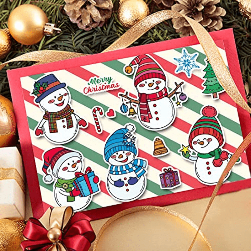 1pc Clear Silicone Stamps Christmas Clear Stamps Clear Rubber Scrapbooking Stamp