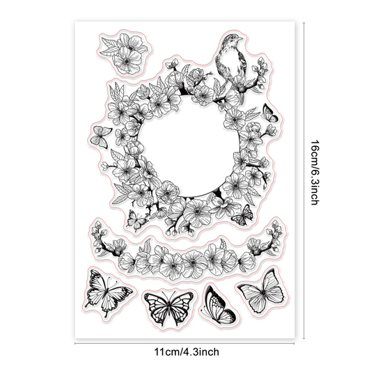 Silicone Clear Stamps for DIY Scrapbooking Cards Making