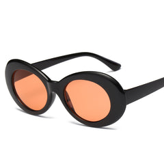 Small Oval Steampunk Sunglasses Women's Y2K Eyewear