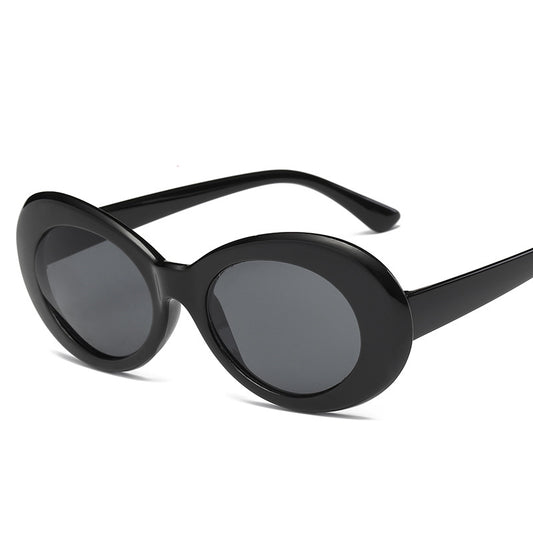 Small Oval Steampunk Sunglasses Women's Y2K Eyewear