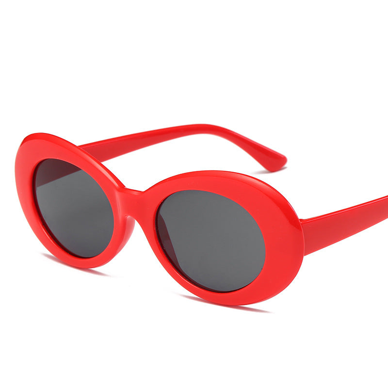 Small Oval Steampunk Sunglasses Women's Y2K Eyewear
