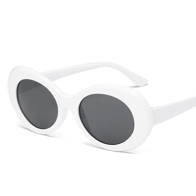 Small Oval Steampunk Sunglasses Women's Y2K Eyewear