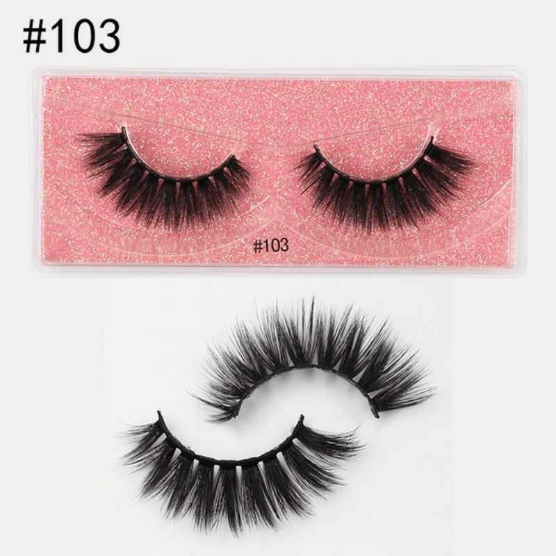 3D Mink Lashes Full Strip Cruelty Lash Makeup