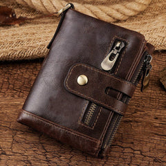 Men's RFID PU Leather Wallet Card Holder