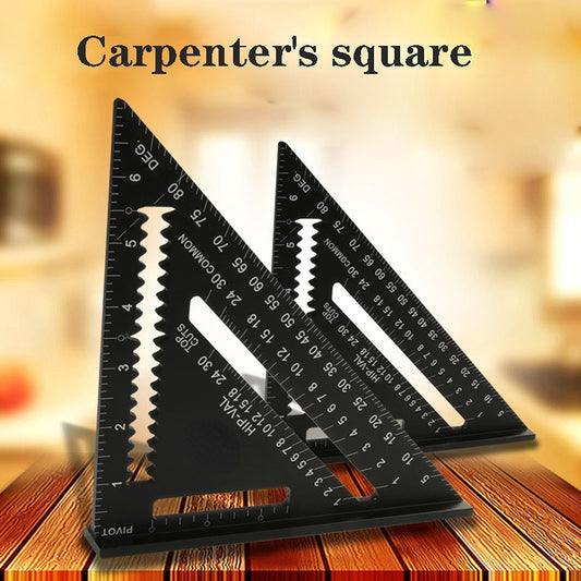 17 78 Cm Triangle Ruler High Precision Aluminum Alloy Triangle Ruler