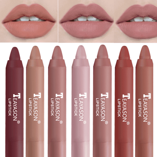 Matte Lipstick Long Lasting Velvet Smudge Proof Lip Liners Lip Primer