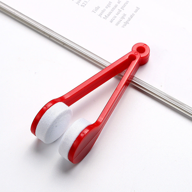 5pcs Eyeglass Cleaner Soft Brush Carrying Glasses Cleaning Brush Microfiber