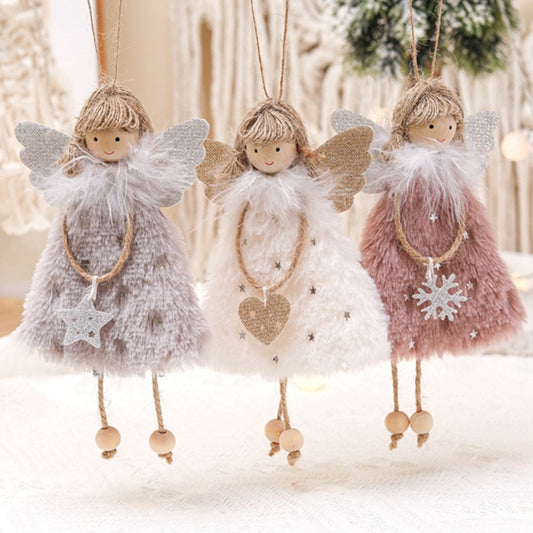 Xmas Tree Pendant Ornaments Angel Doll Tree Hanging Ornaments