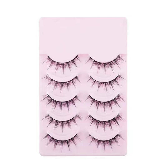 Natural Slender False Eyelashes Reusable Wispy Extension Makeup Tool