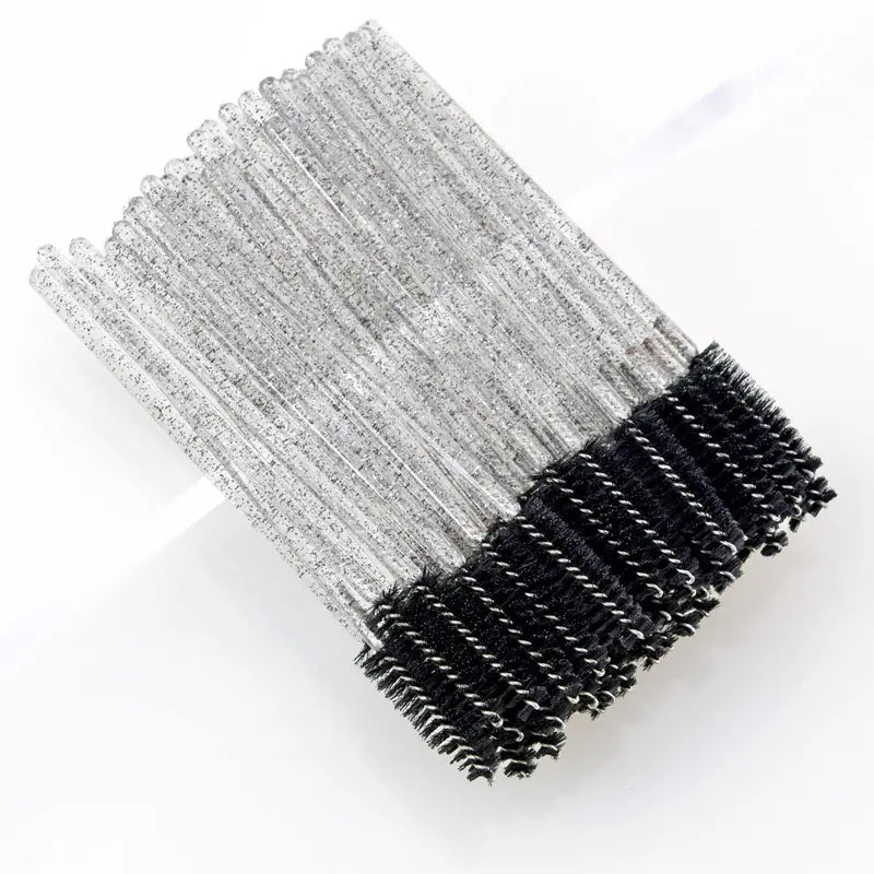 20 Pcs Crystal Eyelash Mascara Brushes Wands Applicator Makeup Kits