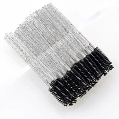 20 Pcs Crystal Eyelash Mascara Brushes Wands Applicator Makeup Kits