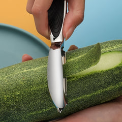 Stainless Steel Vegetable and Fruit Peeler with Non Slip Handle