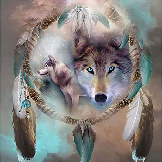Wolf 5D Diamond Painting Kit for Adults 30x30cm